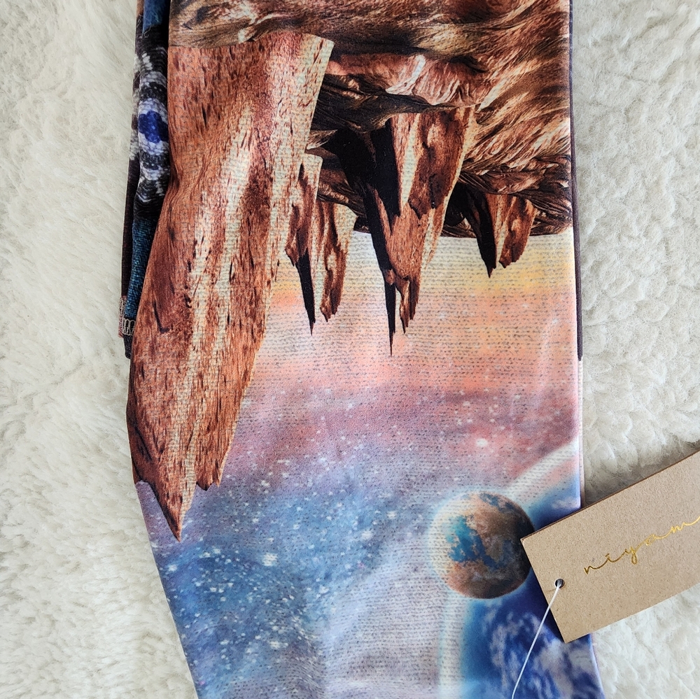 ⛵️🚀🛸🏔 Niyama🌞Sol LAND OF THE LOST Barefoot Leggings XS BNWT - Picture 5 of 16